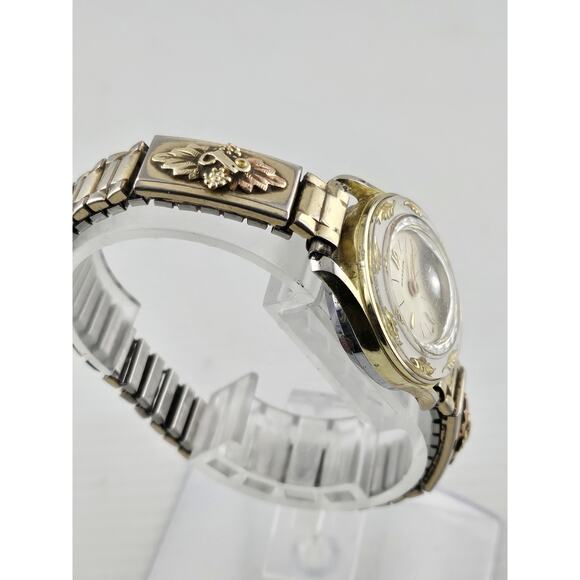 Manson Swiss Watch 10k Black Hills Gold Band Manual Wind Runs Expansion Band main image 13